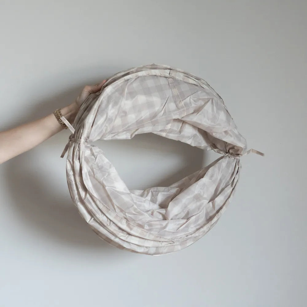 Recycled Fabric Play Tunnel FINNBIRD - play tunnel 3 Sprouts (Faire)