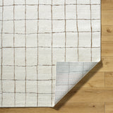 Cascade Ivory / Mocha Rug 0-RUGS - patterned Surya