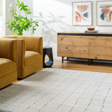 Cascade Ivory / Mocha Rug 0-RUGS - patterned Surya