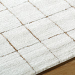 Cascade Ivory / Mocha Rug 0-RUGS - patterned Surya