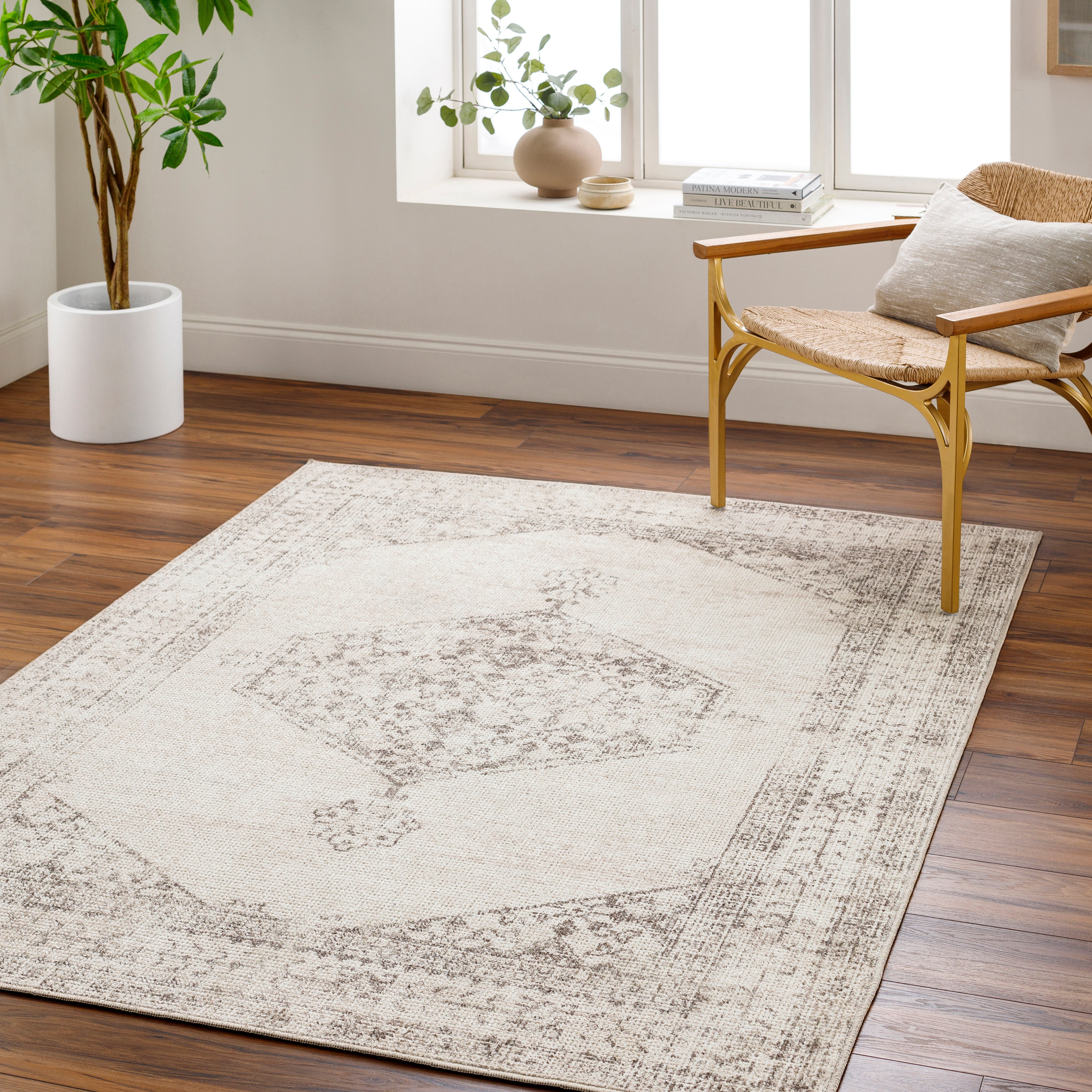 Olympic Ivory / Granite Rug 0-RUGS - patterned Surya