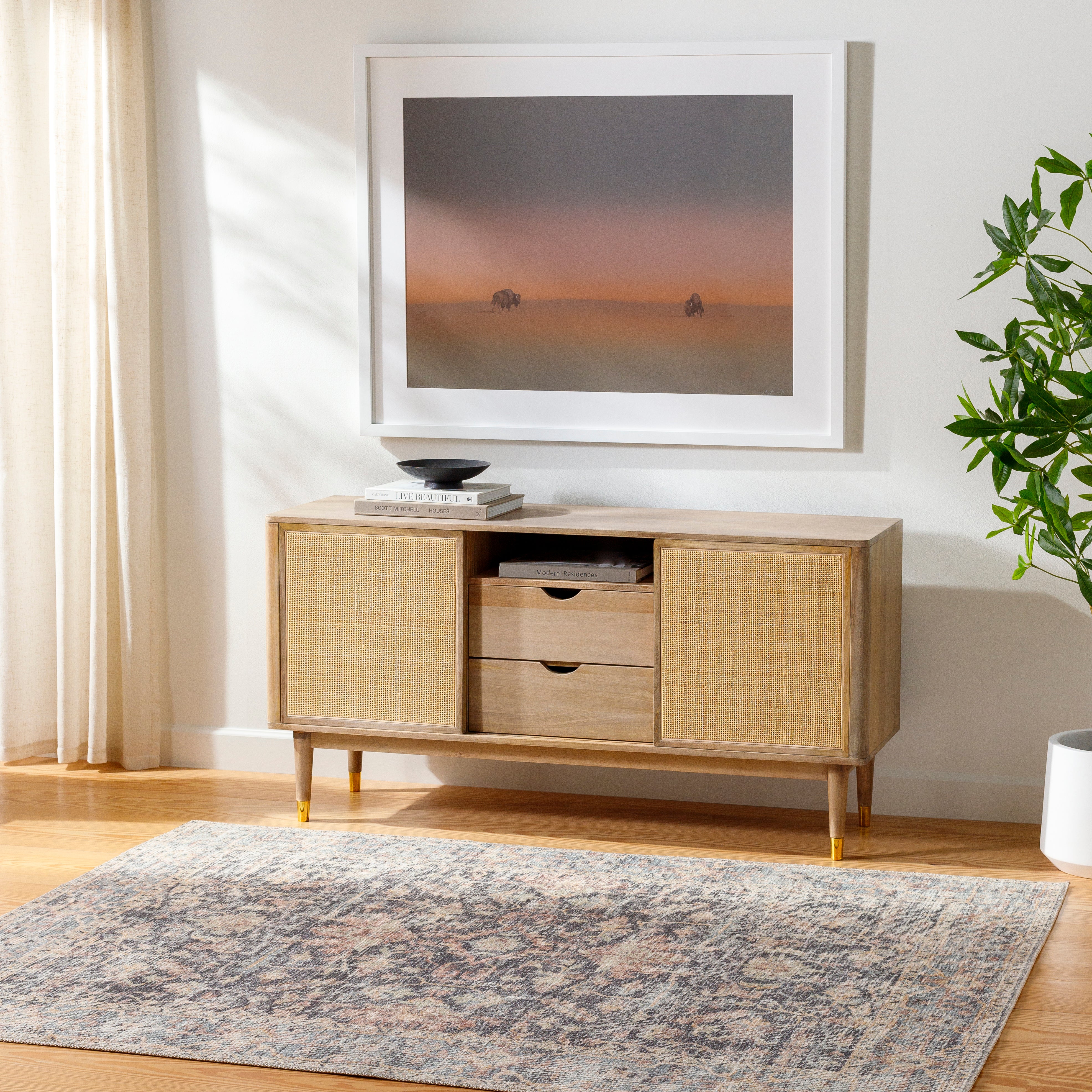 Olympic Slate / Multi Rug 0-RUGS - patterned Surya