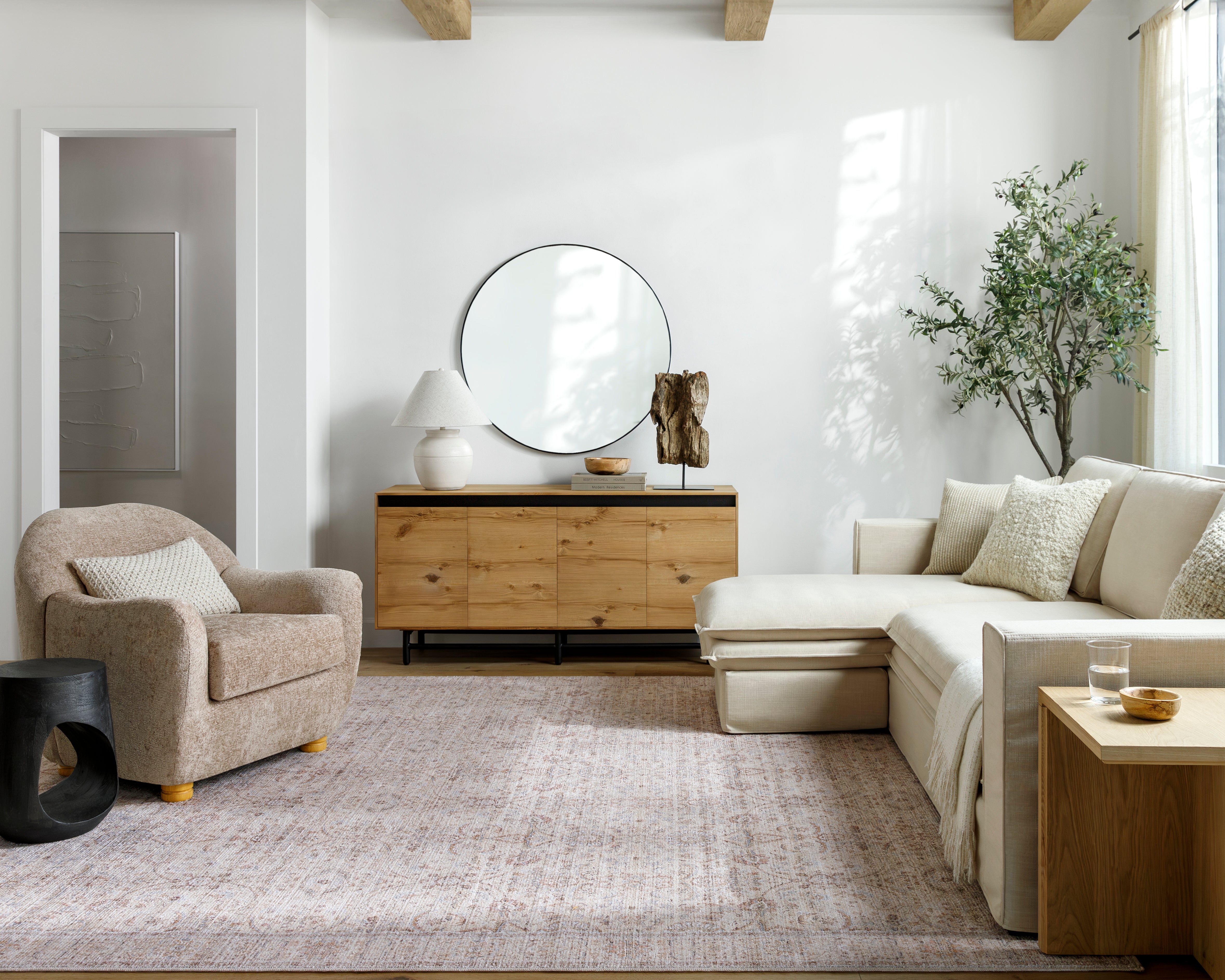 Spokane Clay / Sky Rug 0-RUGS - patterned Surya