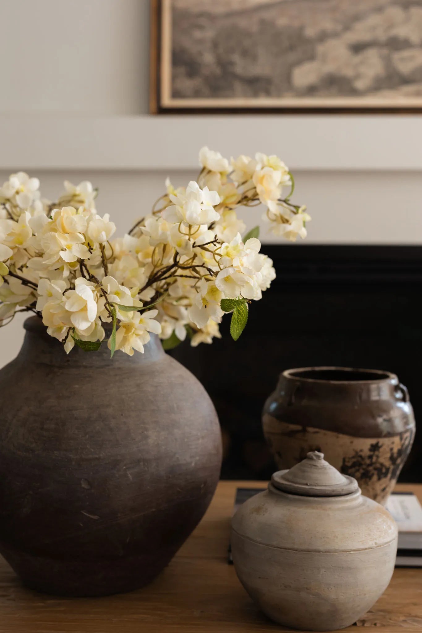 Vintage Freddie Partial Glaze Pot 0-VINTAGE-pot Hauer Market