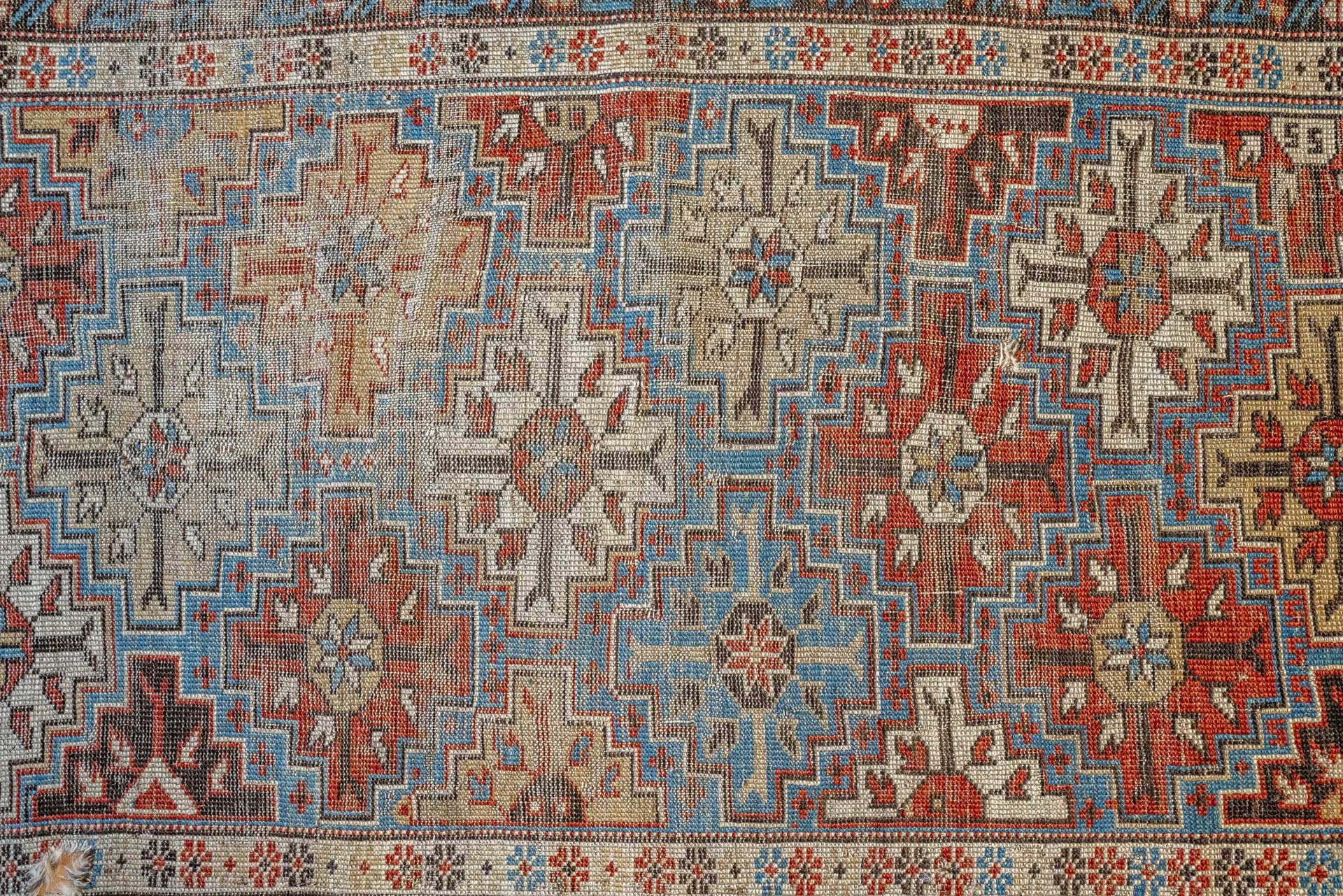 3'4 x 5'0 Antique Caucasian Rug RUGS - vintage Rug & Weave Rugs
