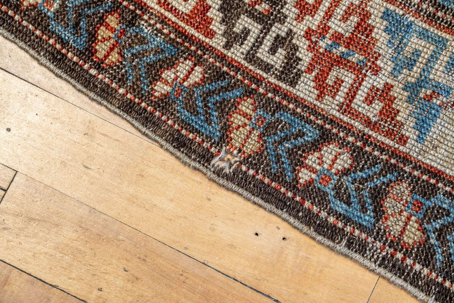 3'4 x 5'0 Antique Caucasian Rug RUGS - vintage Rug & Weave Rugs