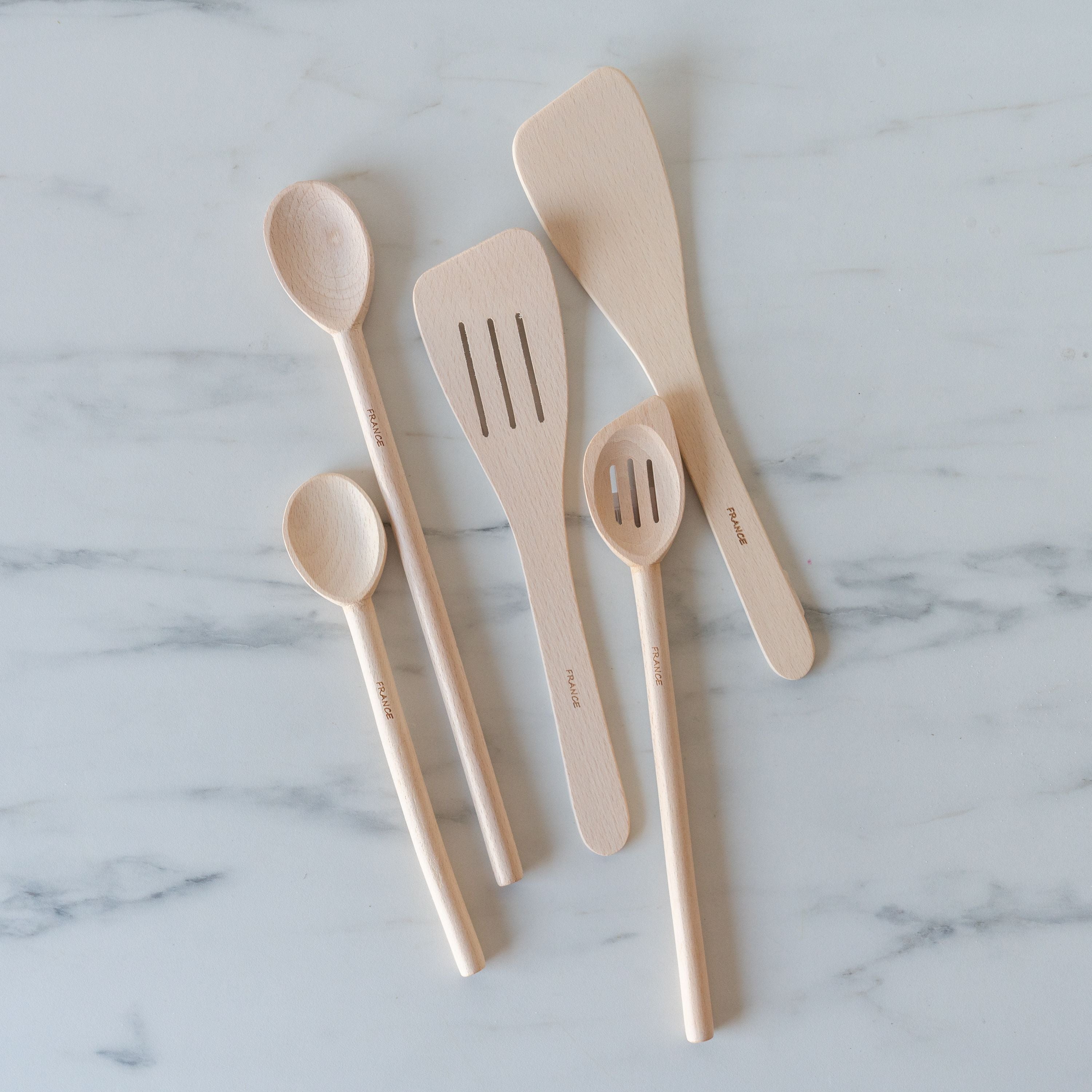 Slotted Beechwood Spatula wood spatula David Shaw