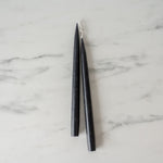 Classic 12" Taper Candles candle set Old Country Design (ShopZio) Black