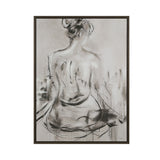 "Evangeline" Framed Canvas ARTWORK - painting Renwil