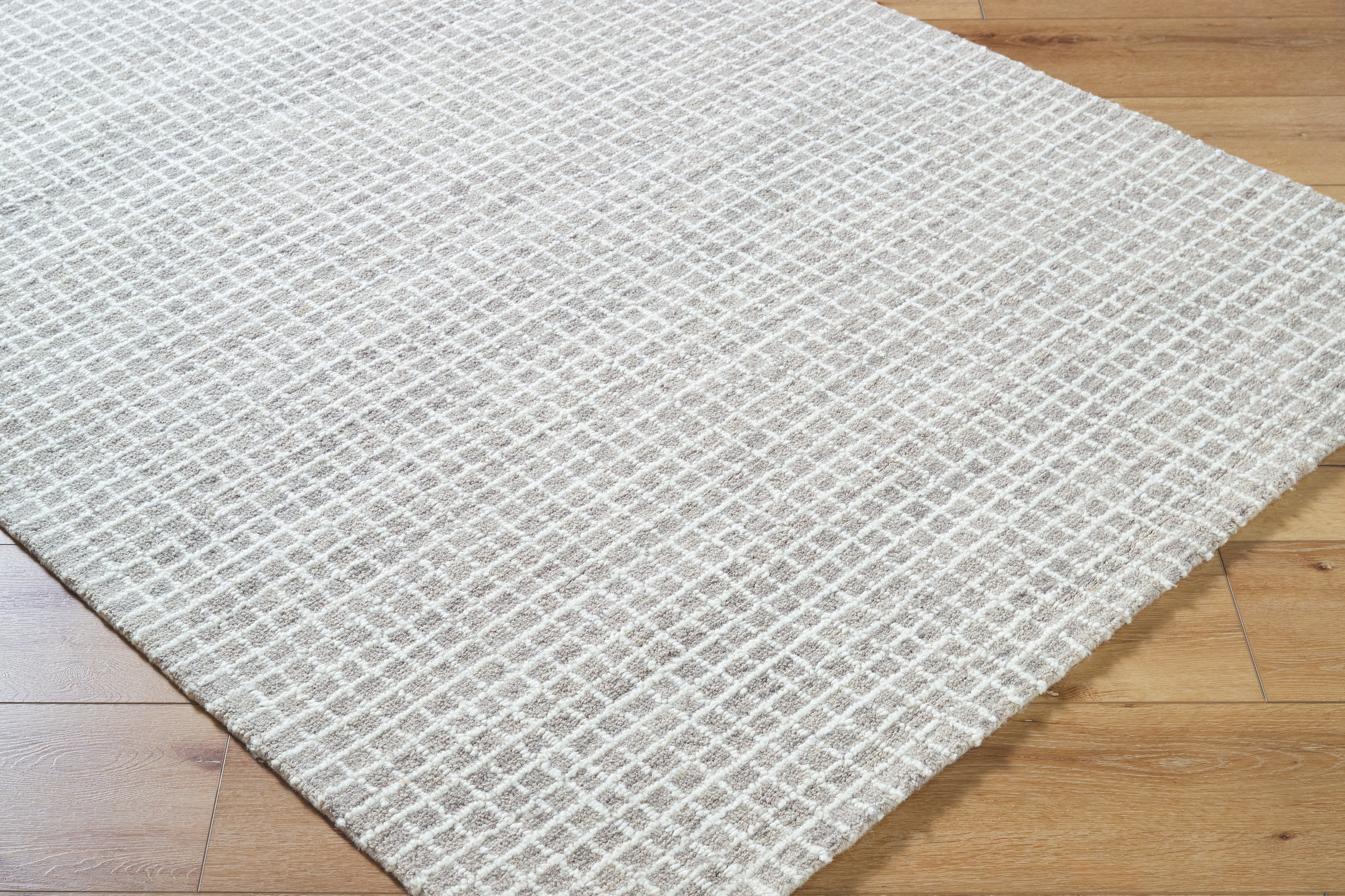 Andy Pebble Gridwork Rug RUGS - wool Surya