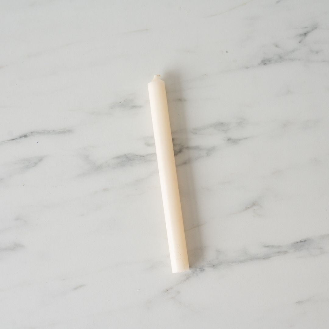 Classic 10" Taper Candles candle Old Country Design (ShopZio) Ivory