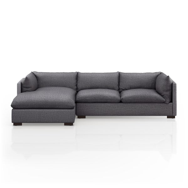Walden 2 Piece Sectional - Charcoal 2 - FURNITURE - sectional Four Hands Left 112"