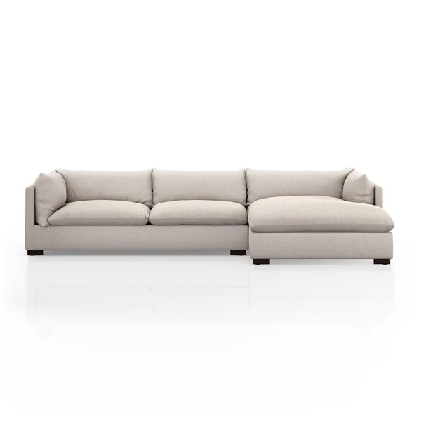 Walden 2 Piece Sectional - Moon 2 - FURNITURE - sectional Four Hands Right 131"