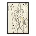 "Man Amongst Friends" Framed Art Print ARTWORK - framed print Celadon Art