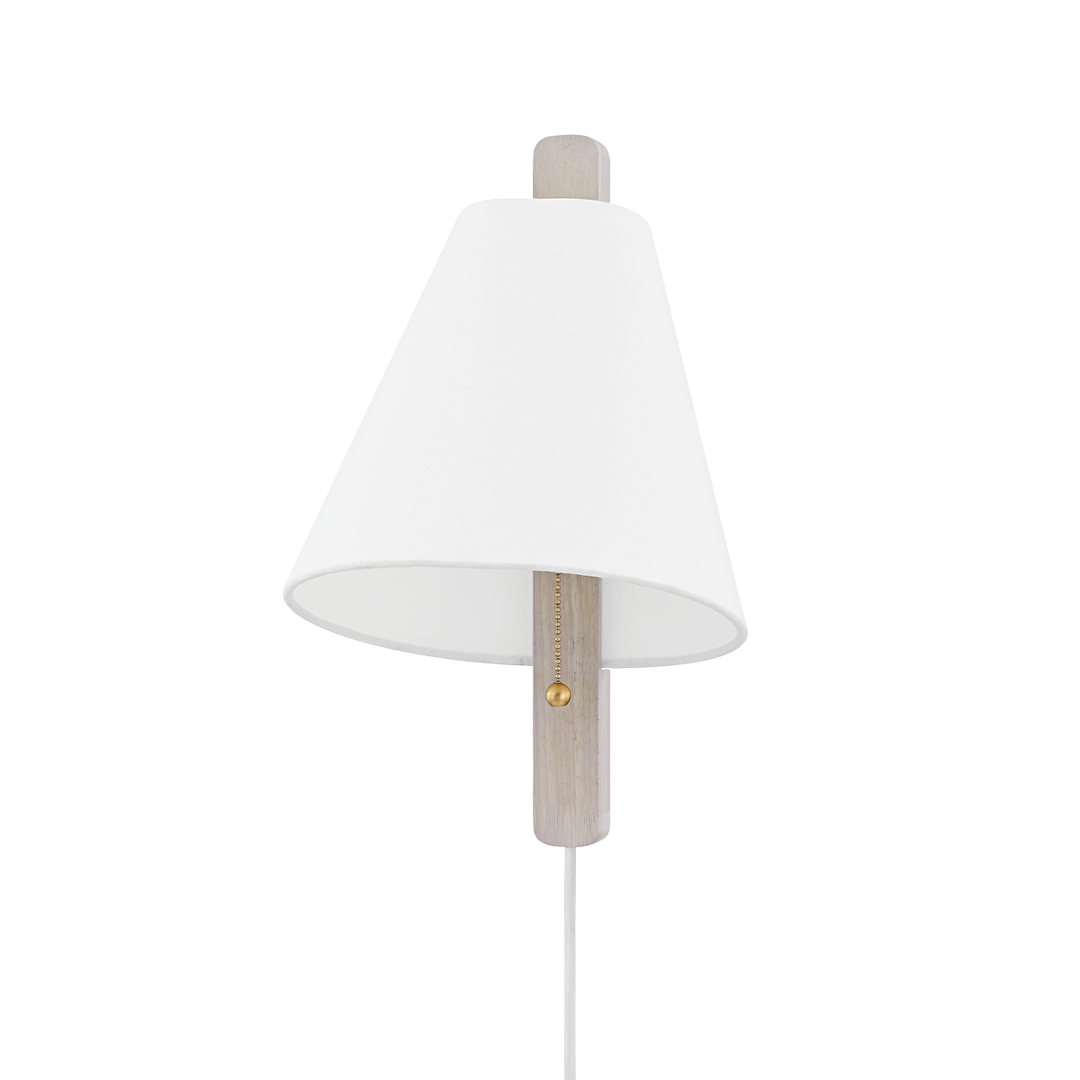 Ellen Plug In Wall Sconce sconce Hudson Valley Lighting Whitewash