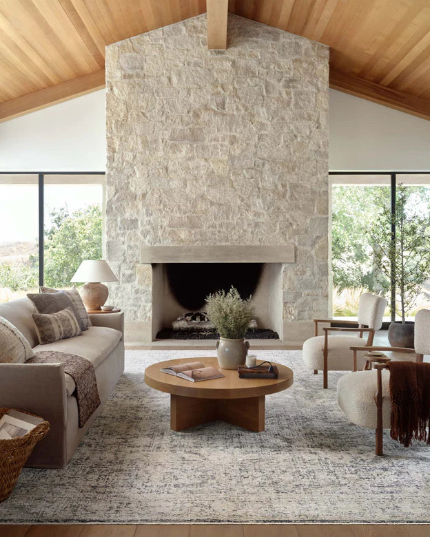 Amber Lewis x Loloi Alie Charcoal / Beige 0-patterned rugs Loloi