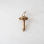 Wood Mushroom Ornament CHRISTMAS 2021 - ornament Rug & Weave natural