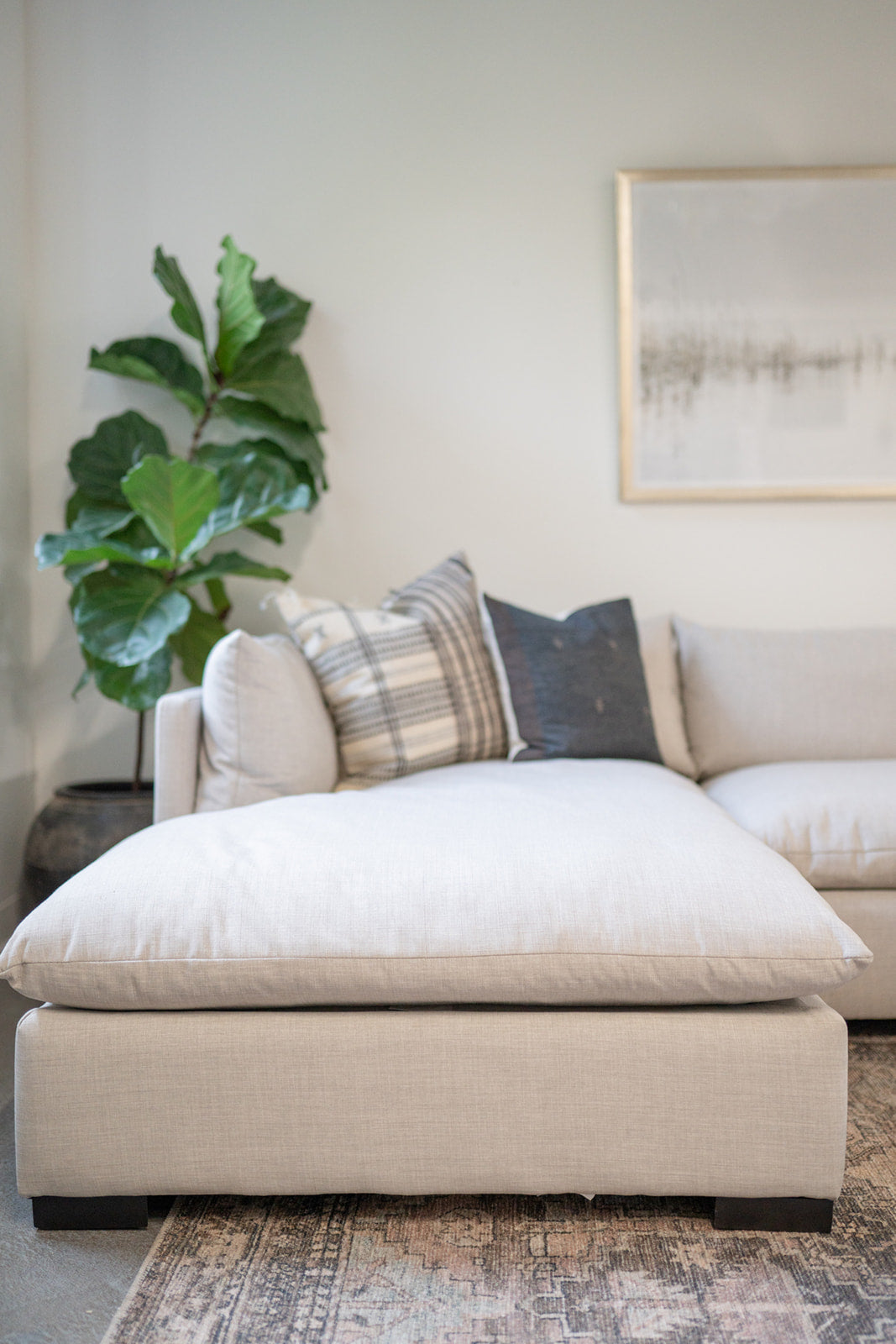 Walden 2 Piece Sectional - Moon 2 - FURNITURE - sectional Four Hands