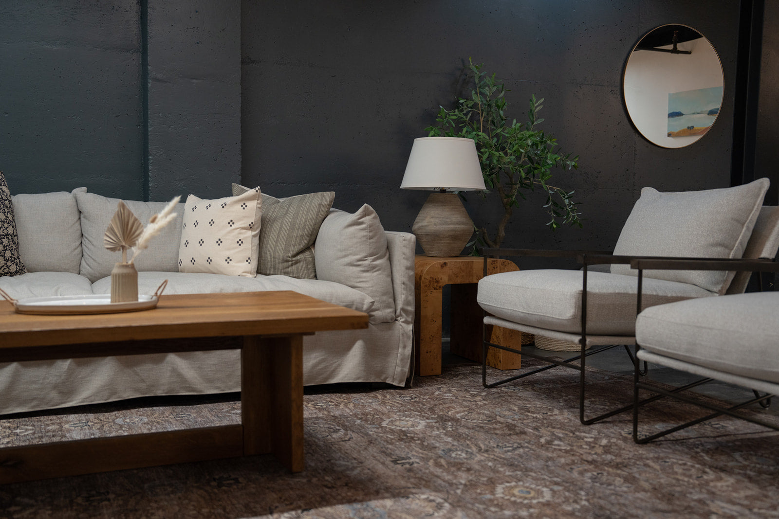 Julie End Table 4 - a - FURNITURE - accent table - wood Four Hands