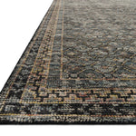 Loloi Amara Ink / Turquoise Rug 1-RUGS - patterned Loloi