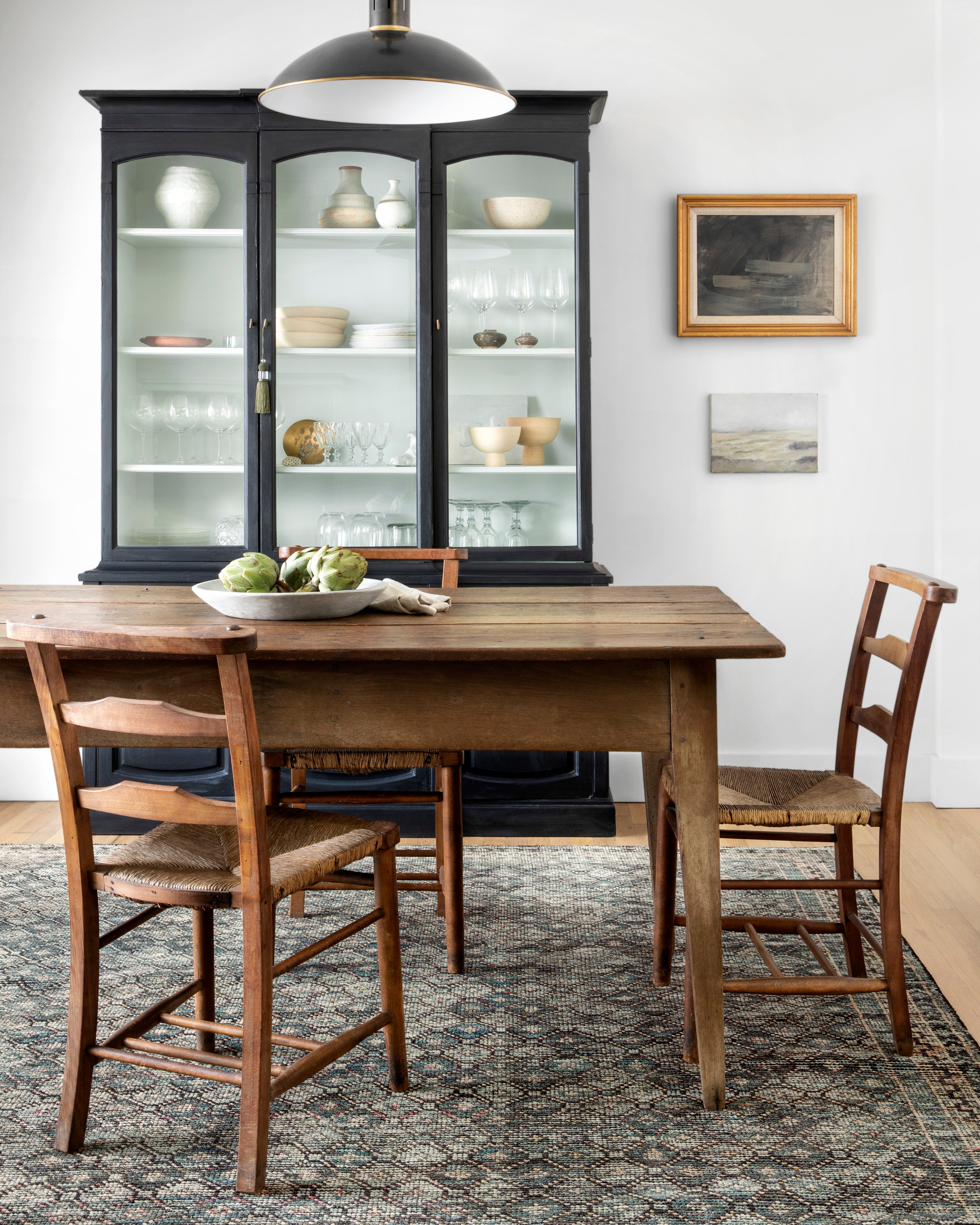 Loloi Amara Ink / Turquoise Rug 1-RUGS - patterned Loloi