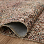 Amber Lewis x Loloi Billie Aqua / Rust Rug 0-patterned rugs Loloi