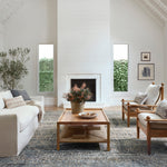 Amber Lewis x Loloi Billie Denim / Blush Rug 0-patterned rugs Loloi