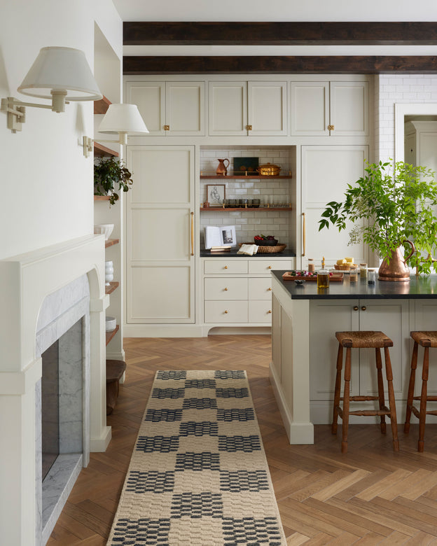 Chris Loves Julia x Loloi Bradley Beige / Midnight Rug 0-RUGS-wool Loloi