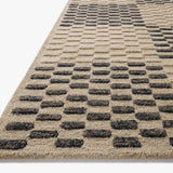 Chris Loves Julia x Loloi Bradley Beige / Midnight Rug 0-RUGS-wool Loloi
