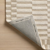 Chris Loves Julia x Loloi Bradley Ivory / Beige Rug 0-RUGS-wool Loloi