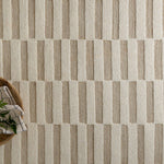 Chris Loves Julia x Loloi Bradley Ivory / Beige Rug 0-RUGS-wool Loloi