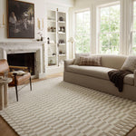 Chris Loves Julia x Loloi Bradley Ivory / Beige Rug 0-RUGS-wool Loloi