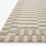 Chris Loves Julia x Loloi Bradley Ivory / Beige Rug 0-RUGS-wool Loloi