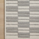 Chris Loves Julia x Loloi Bradley Ivory / Grey Rug 0-RUGS-wool Loloi
