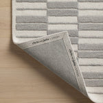 Chris Loves Julia x Loloi Bradley Ivory / Grey Rug 0-RUGS-wool Loloi