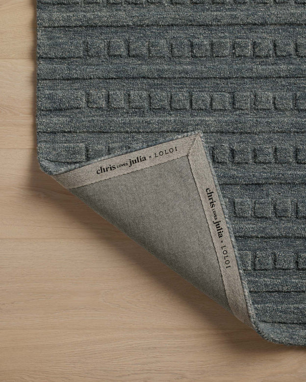 Chris Loves Julia x Loloi Bradley Teal Rug 0-RUGS-wool Loloi