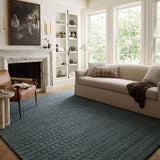 Chris Loves Julia x Loloi Bradley Teal Rug 0-RUGS-wool Loloi