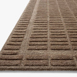 Chris Loves Julia x Loloi Bradley Cocoa Rug 0-RUGS-wool Loloi