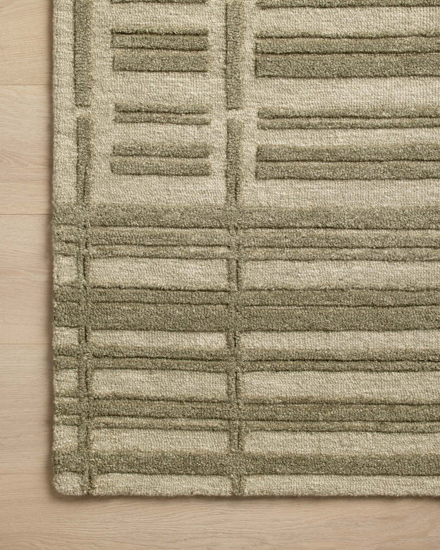 Chris Loves Julia x Loloi Bradley Sage / Olive Rug 0-RUGS-wool Loloi