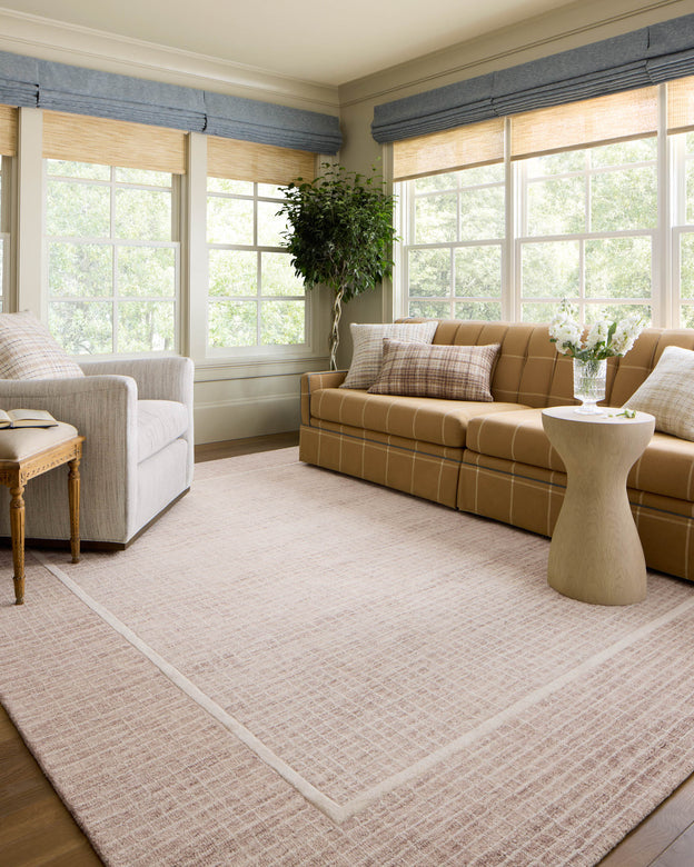 Chris Loves Julia x Loloi Briggs Blush / Ivory Rug 0-RUGS-wool Loloi