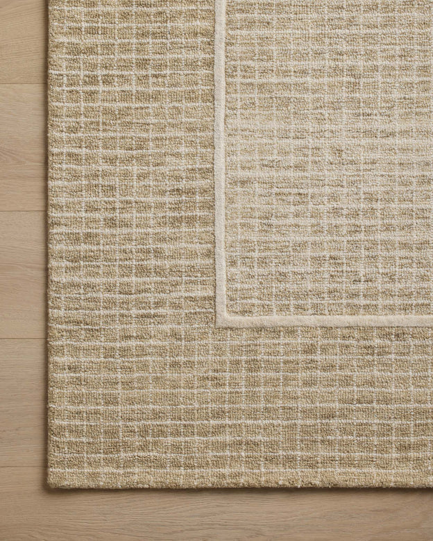 Chris Loves Julia x Loloi Briggs Wheat / Ivory Rug 0-RUGS-wool Loloi
