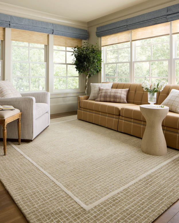 Chris Loves Julia x Loloi Briggs Wheat / Ivory Rug 0-RUGS-wool Loloi