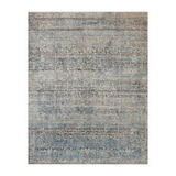 Amber Lewis x Loloi Billie Denim / Blush Rug 0-patterned rugs Loloi