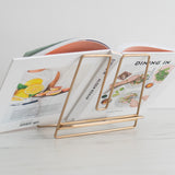 Brass Book Stand brass stand Fog Linen Work