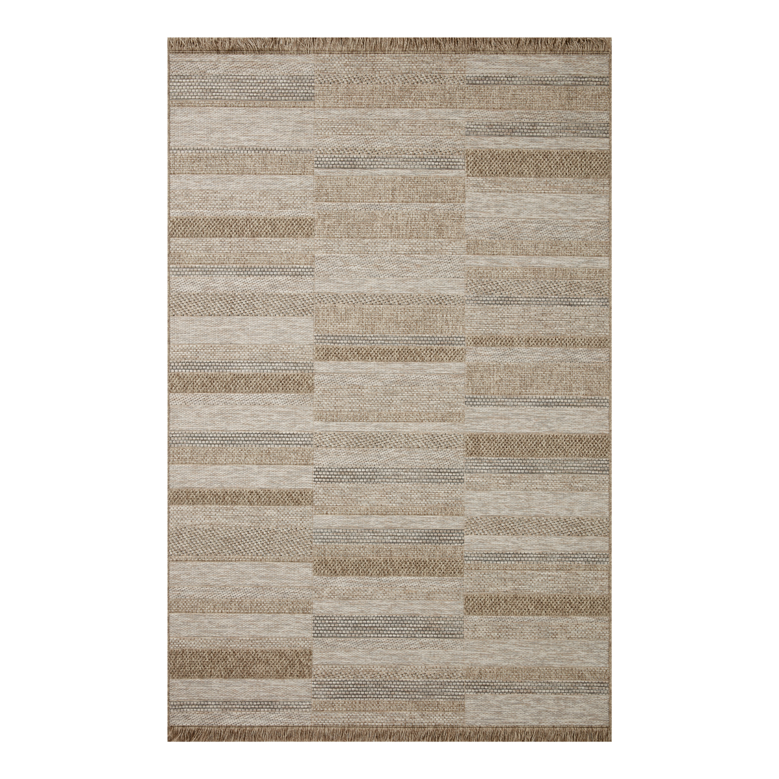 Loloi Dawn Natural Stripes Outdoor Rug 5-Rugs - indoor/outdoor Loloi