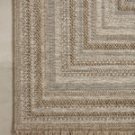 OVERSTOCK RUG - Loloi Dawn Natural Concentric Outdoor Rug - 3'9" x 5'9" IN STORE - Sale Rugs Loloi