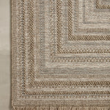 OVERSTOCK RUG - Loloi Dawn Natural Concentric Outdoor Rug - 3'9" x 5'9" IN STORE - Sale Rugs Loloi