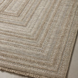 OVERSTOCK RUG - Loloi Dawn Natural Concentric Outdoor Rug - 3'9" x 5'9" IN STORE - Sale Rugs Loloi