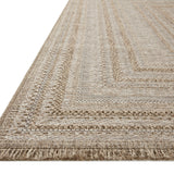 OVERSTOCK RUG - Loloi Dawn Natural Concentric Outdoor Rug - 3'9" x 5'9" IN STORE - Sale Rugs Loloi