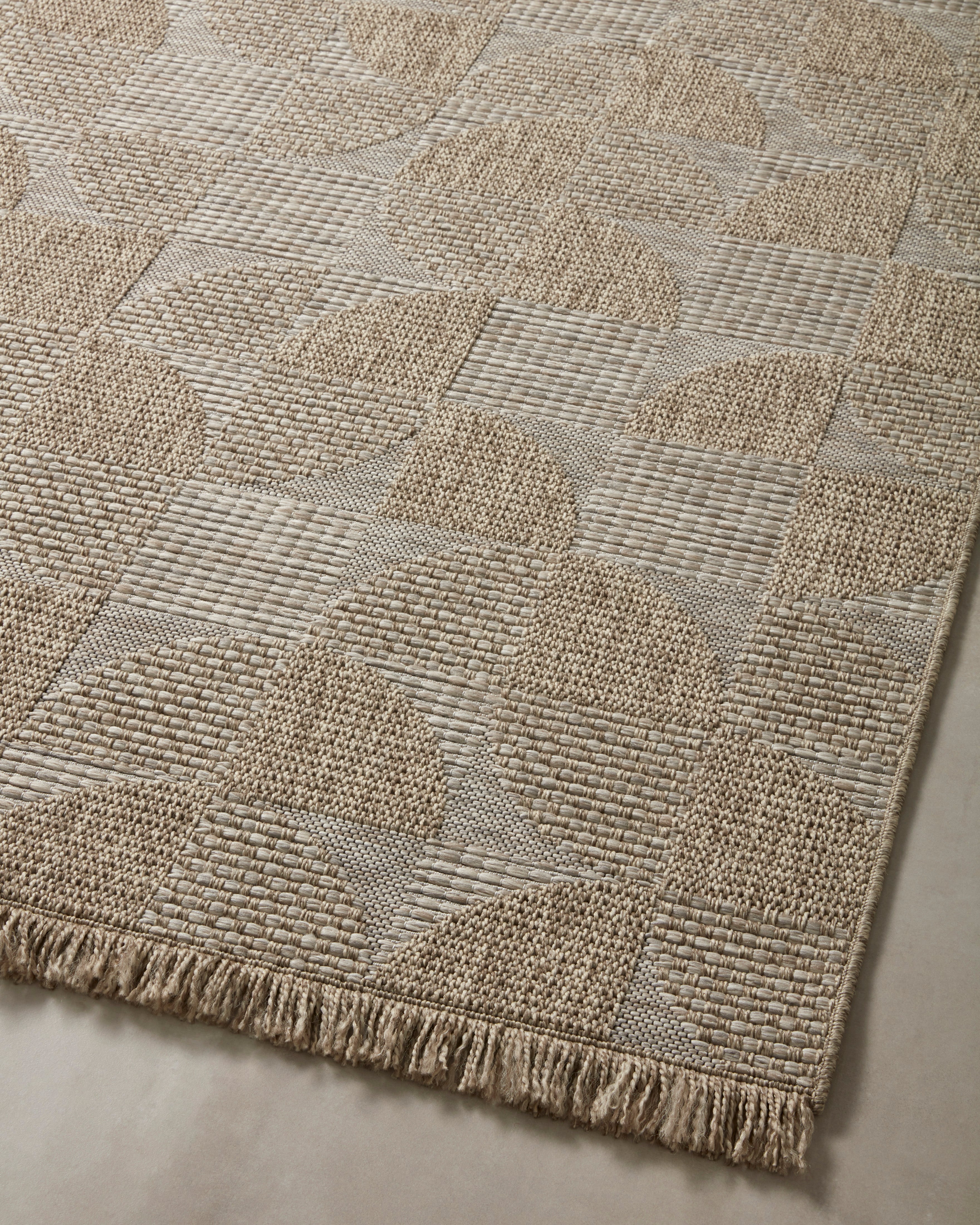 Loloi Dawn Natural Geometric Outdoor Rug 5-Rugs - indoor/outdoor Loloi